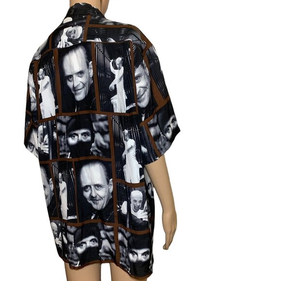 WACKO MARIA SILENCE OF THE LAMBS HAWAIIAN SHIRT MENS SZ M NEW NWT. #38 - Picture 8 of 11